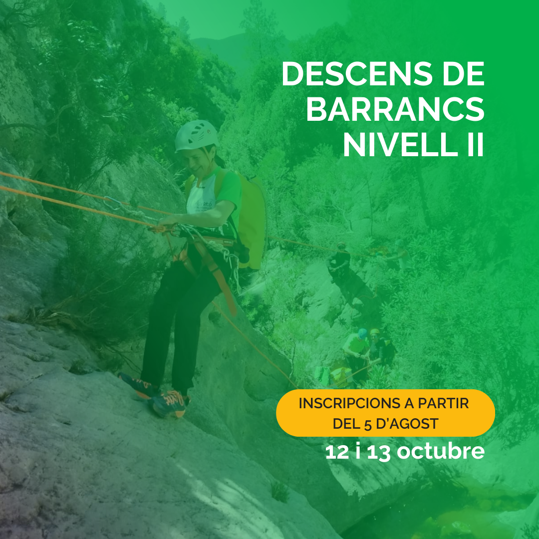 DESCENSO DE BARRANCOS. NIVEL II 