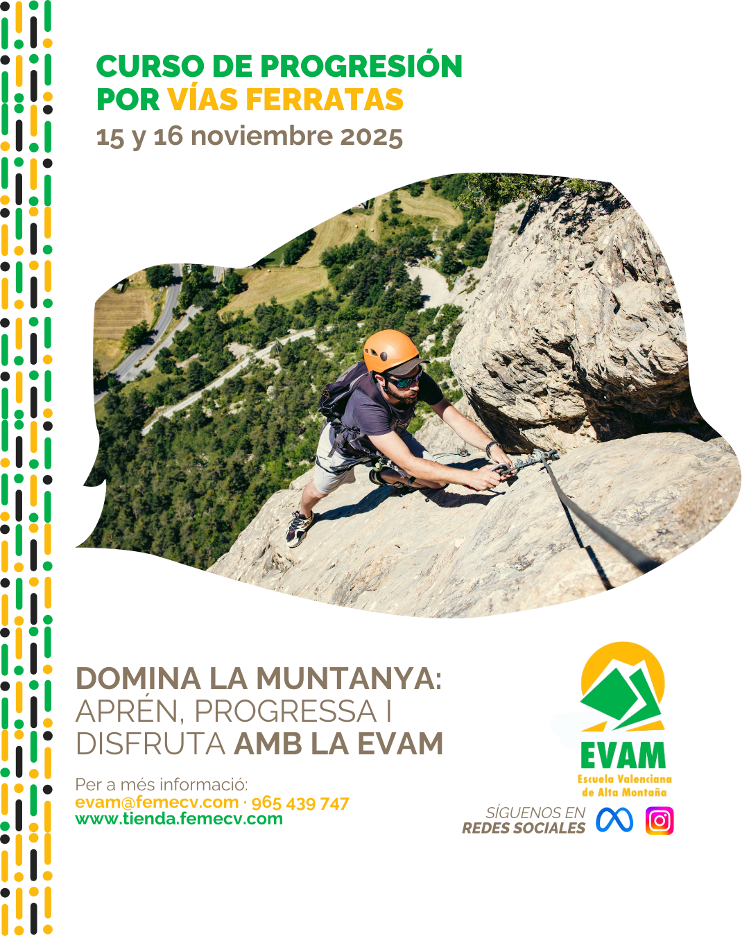 Curso de progresión por vías ferratas 