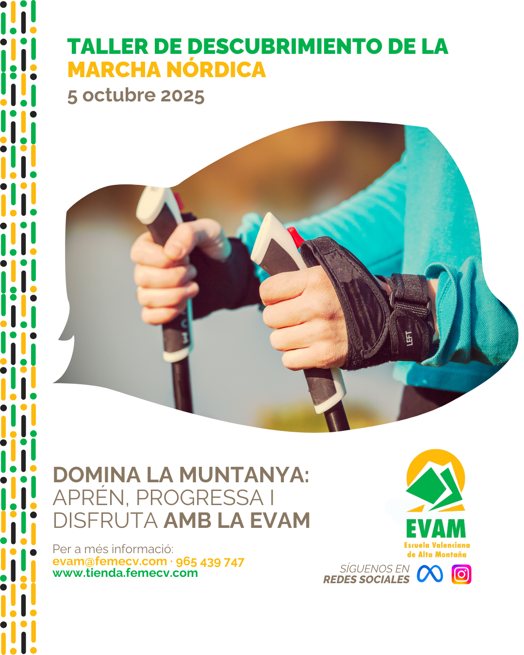 Taller de descubrimiento de la marcha nórdica
