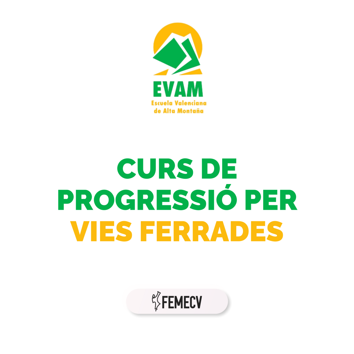 Curso de progresión por vías ferratas 