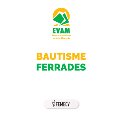 Bautismo ferratas - Formaciones de una jornada 