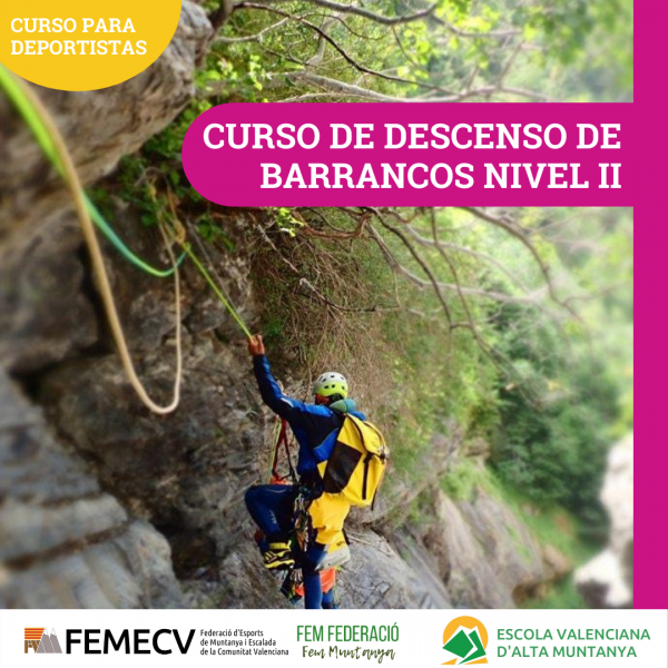 CURSO DE DESCENSO DE BARRANCOS. NIVEL II 2021