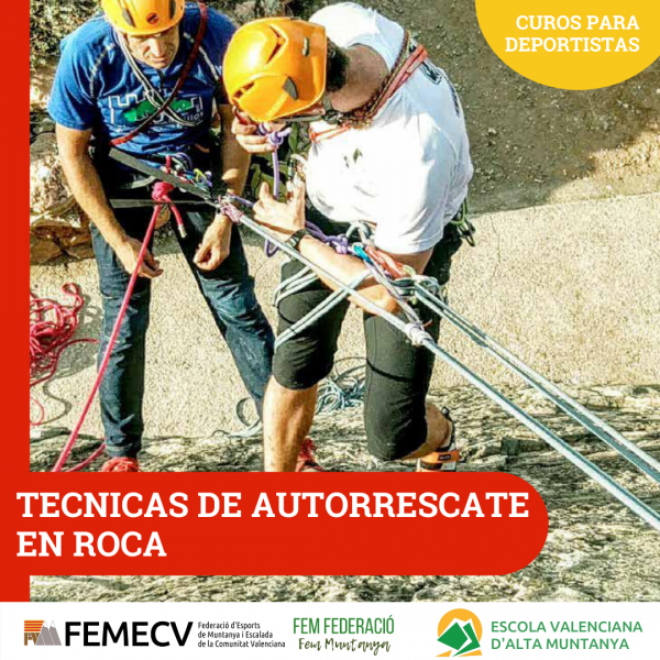 CURSO TÉCNICAS DE AUTORRESCATE EN ROCA 2021