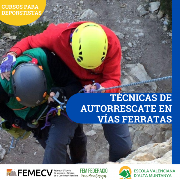 CURSO TÉCNICAS DE AUTORRESCATE EN VÍAS FERRATAS 2021
